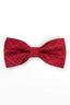 Stylish Red Check Formal Bow Tie