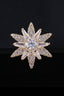 Fashion Gold Six-pointed Star Men's Lapel Pin