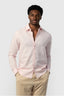 Fashion Pink Linen Blend Shirt For Men