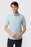 Stylish Pale Blue Short Sleeve Men Shirt
