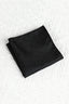 Solid Black Textured Men's Pocket Square