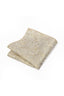 Cream White Base Paisley Jacquard Men's Pocket Square