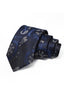 Dark Blue Paisley Jacquard Men's Tie