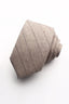 Light Khaki Herringbone Striped Formal Tie