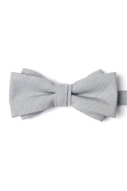 Modern Light Gray Men's Bow Tie