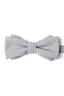 Modern Light Gray Men's Bow Tie