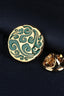 Green Cloud Pattern Enamel Men's Lapel Pin