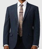 Handsome Navy 3 Pieces Notched Lapel Men Suits
