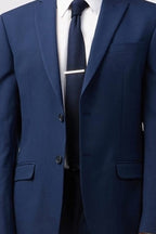 New Arrival Dark Blue Notched Lapel 3 Pieces Suits For Men