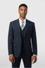 Chic Navy Notched Lapel 3 Pieces Men's Suits