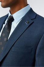 Latest Navy Notched Lapel Men Suits With Waistcoat