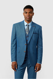Charming Blue 3 Pieces Notched Lapel Men Suits