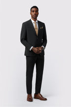 Best Fitted Black 3 Pieces Notched Lapel Men Suits