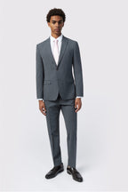 Gray Best Fitted Notched Lapel Men Suits With Waistcoat