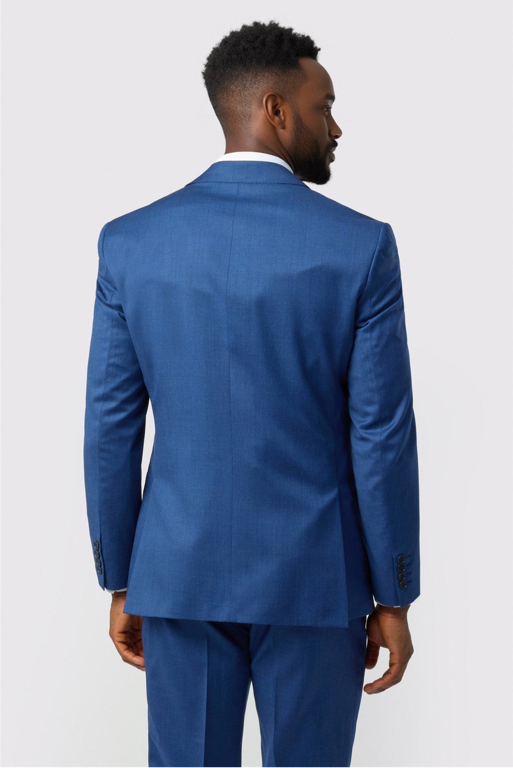 Modern Dark Blue 3 Pieces Notched Lapel Best Fitted Suits For Men