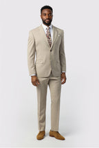 Taupe Best Fitted 3 Pieces Notched Lapel Men Suits