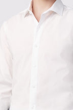 Gentle White Stylish Stretch Shirt