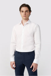 Gentle White Stylish Stretch Shirt