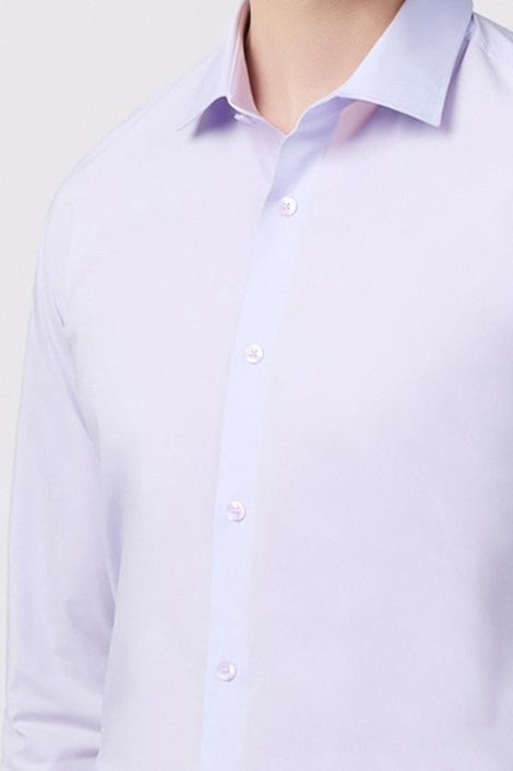 Chic Lilac Men's Stretch Shirt