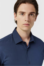 Modern Navy Men's Stretch Shirt