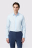 Classic Blue Stretch Men Shirt