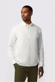White Cotton Shirt For Men