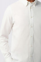 White Cotton Shirt For Men