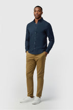 Stylish Navy Cotton Shirt For Men