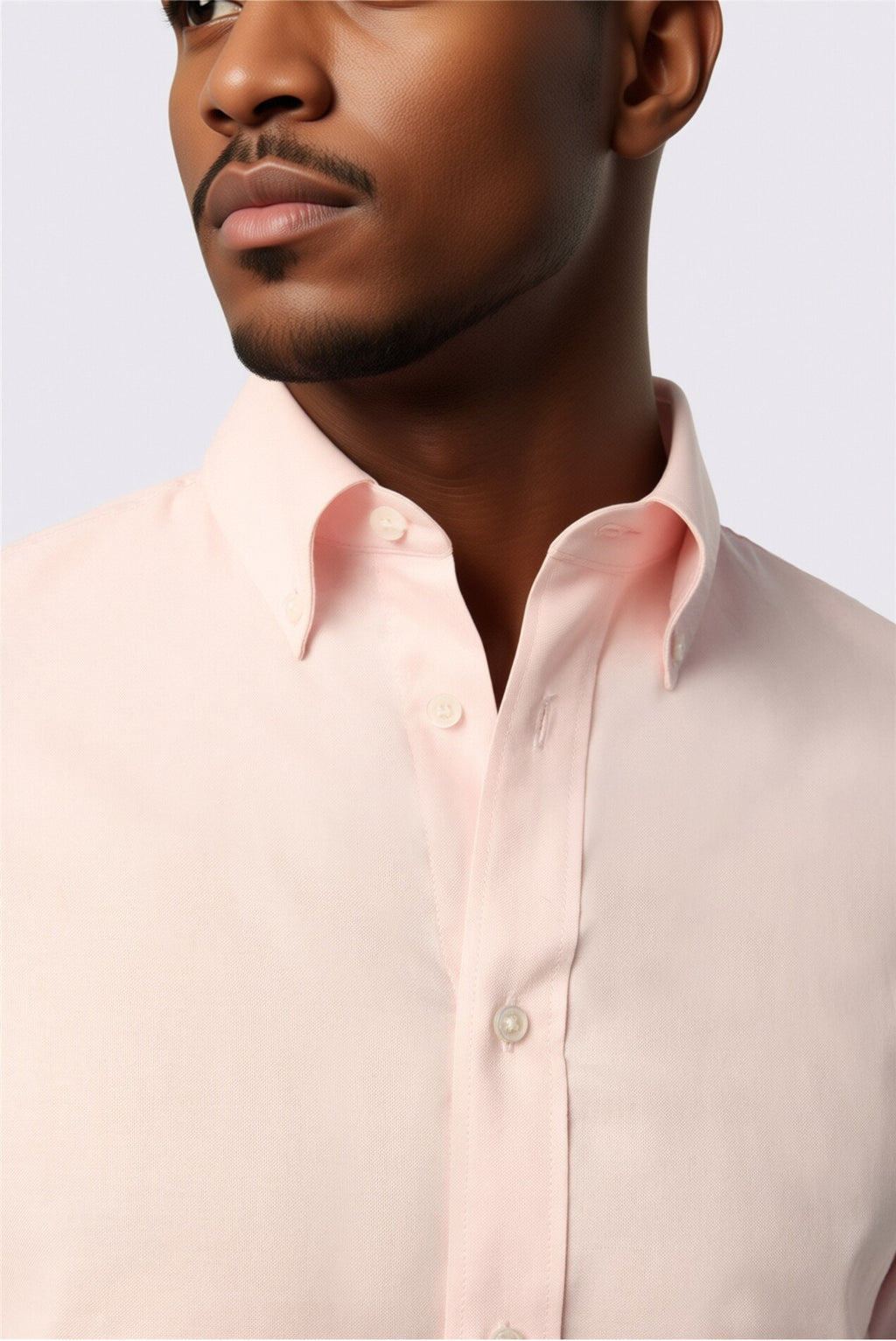 Glamorous Pink Cotton Men Shirt