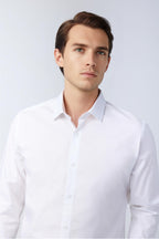 White Fashion Non-Iron Men Shirt