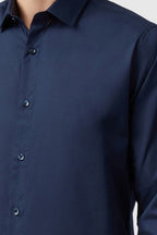 Best Fitted Navy Non-Iron Men Shirt