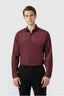Burgundy Textured Non-Iron Men Shirt