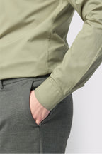 Light Green Trendy Non-Iron Shirt For Men