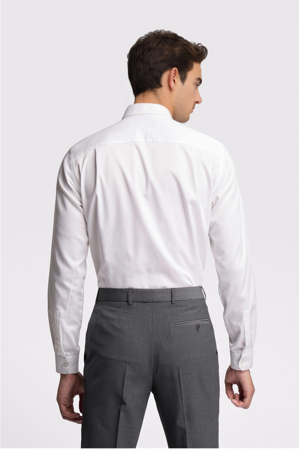 Premium White Sateen Shirt For Men