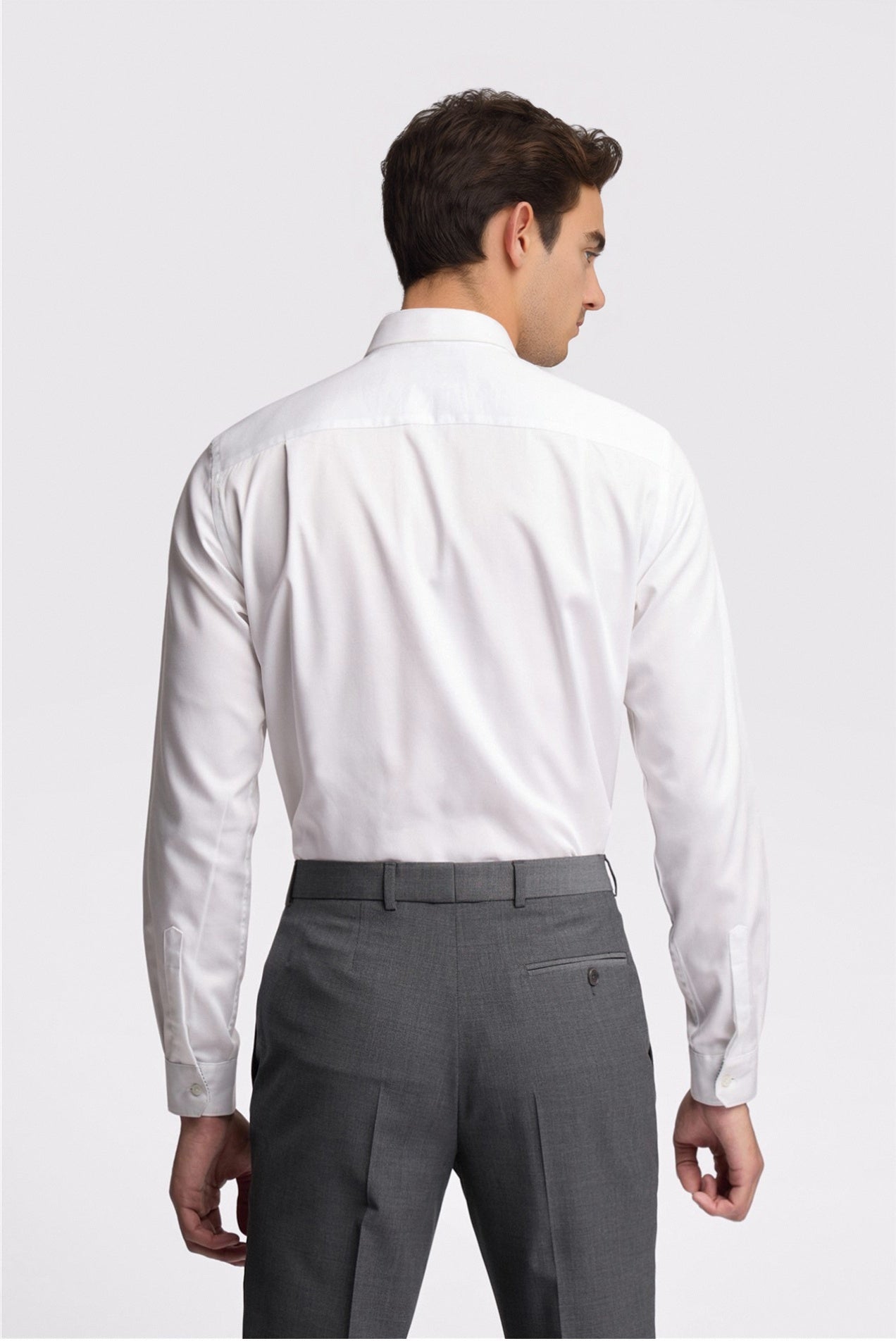 Premium White Sateen Shirt For Men