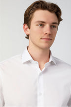 Bespoke Non-Iron Stretch White Shirt