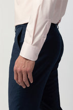 Trendy Non-Iron Stretch Light Pink Men Shirt