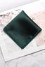Solid Dark Green Satin Men's Pocket Square