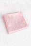 Solid Pink Textured Men's Pocket Square