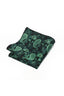 Emerald Green Paisley Jacquard Men's Pocket Square