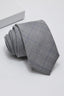 Light Gray Plaid Blue Line Formal Men Tie