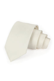 Cream White Jacquard Men's Formal Tie