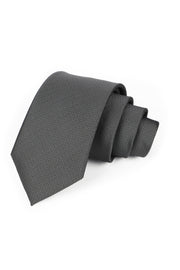 Gray Jacquard Men's Formal Tie