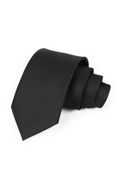 Classic Black Jacquard Men's Formal Tie
