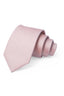 Chic Pink Jacquard Men's Formal Tie