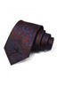 Burgundy Paisley Jacquard Men's Tie