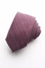 Dusty Mauve Herringbone Striped Formal Tie